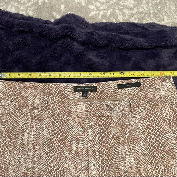 Banana Republic Avery Women’s Size 10 Brown Snakeskin trousers - Picture 14 of 16